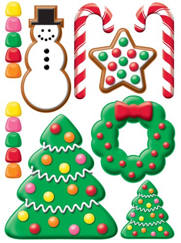 3d Gingerbread Lane Christmas Stickers by Reminisce