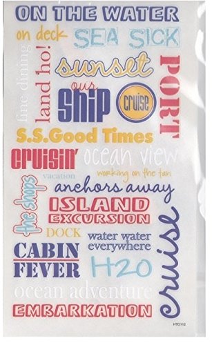 H2O Cruise Rub-On Transfers by Reminisce