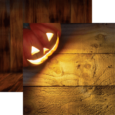 Jacks Tales Pumpkin Scrapbook Paper by Reminisce