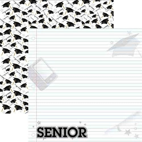 Senior 12th Grade Making the Grade Scrapbook Paper