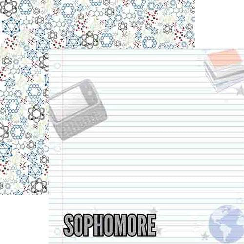 Sophomore 10th Grade Making the Grade Scrapbook Paper