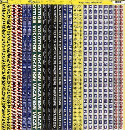 Road Signs Travel Border Stickers