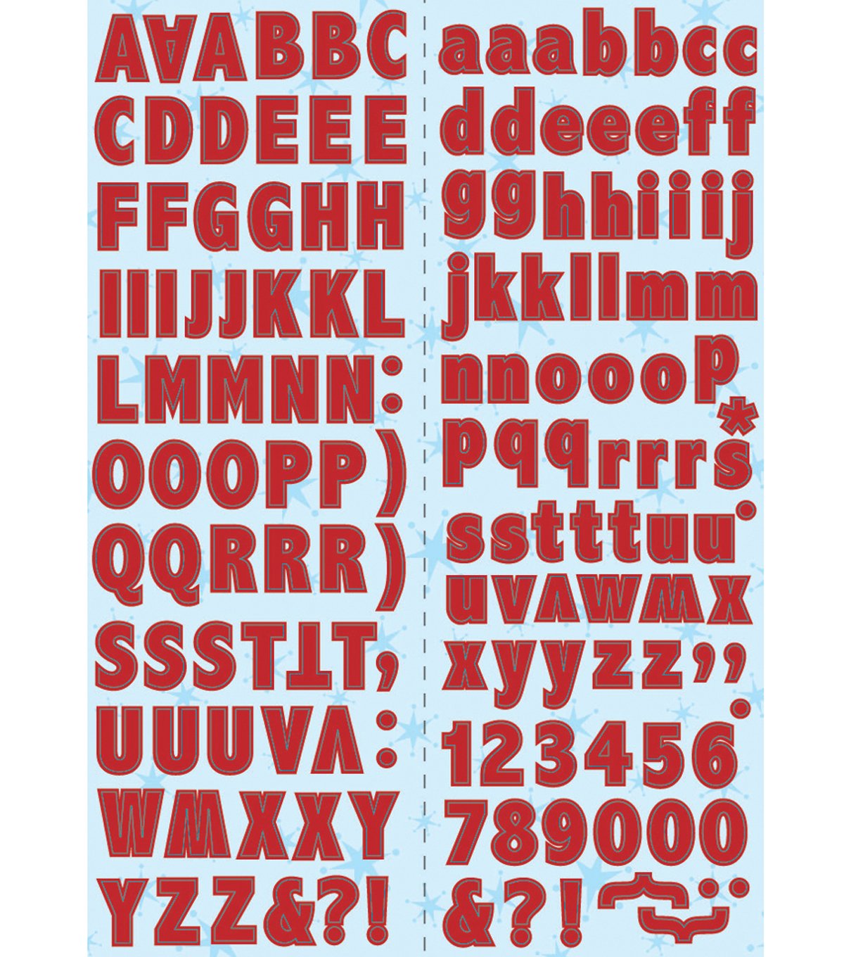 Santas Workshop Alphabet Stickers by Reminisce