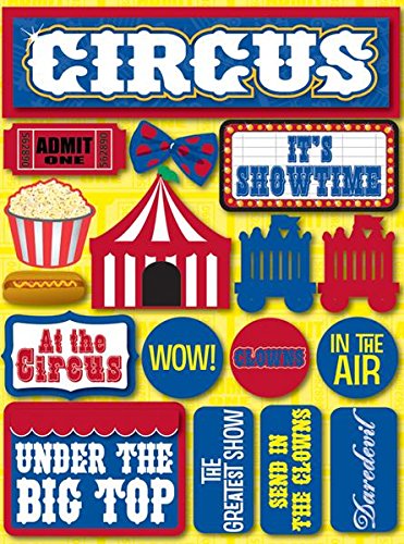 Circus 3d Stickers by Reminisce