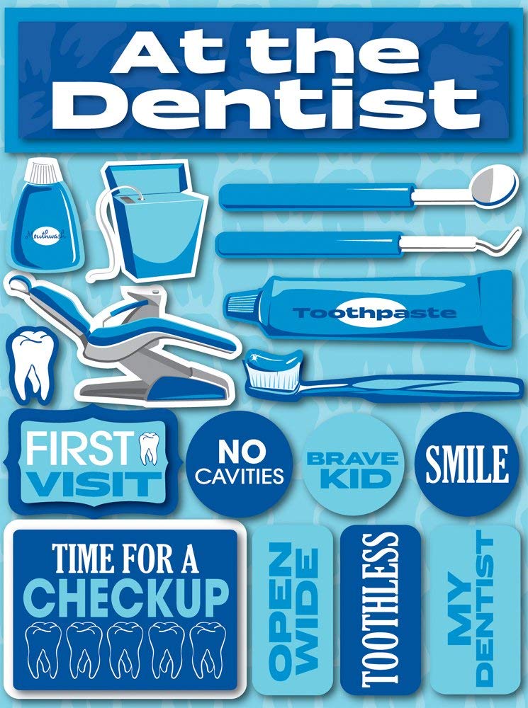 Dentist scrapbook stickers by reminisce