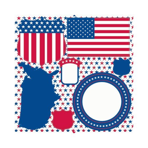 All American Icon Sticker s- The Freedom Collection
