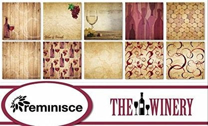 The Winery - Paper Set of 5 Sheets by Reminisce