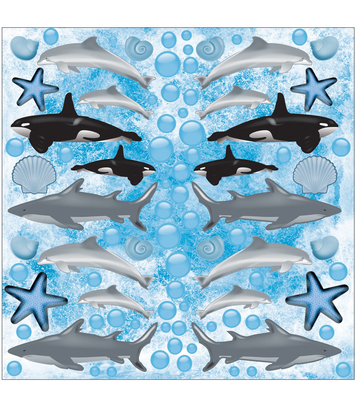 Dolphin, Sharks, Whales Stickers by Under the Sea Reminisce