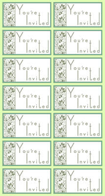 Reminisce - Wedded Bliss - Cardstock Stickers - You're Invited