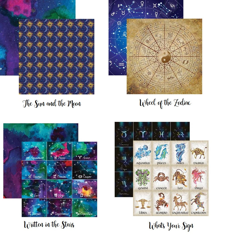 Whats Your Sign Scrapbook Paper Set by Reminisce