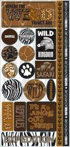 Reminisce Wild Things Phrase Stickers