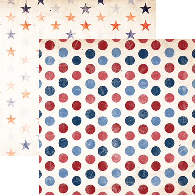 All American - American Vintage Scrapbook paper