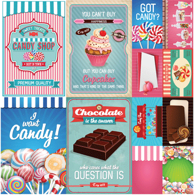 Candy Shoppe Stickers by Reminisce