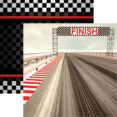 Driven - Checkered Flag Racing Paper by Reminisce