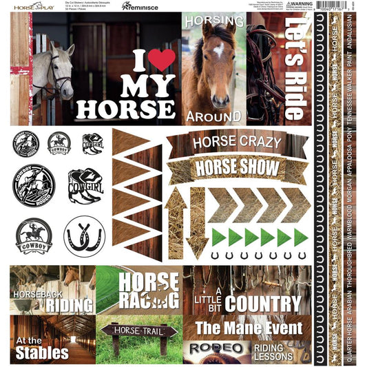 Reminisce Horse Play Stickers