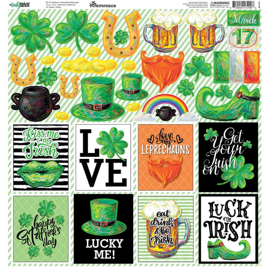 Lucky Irish Scrapbook Stickers by Reminisce