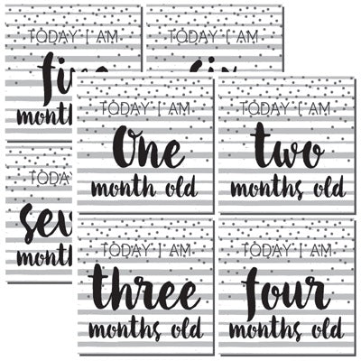 Baby Boy Months 12x12 Scrapbook Paper - 4 Sheets – Country Croppers