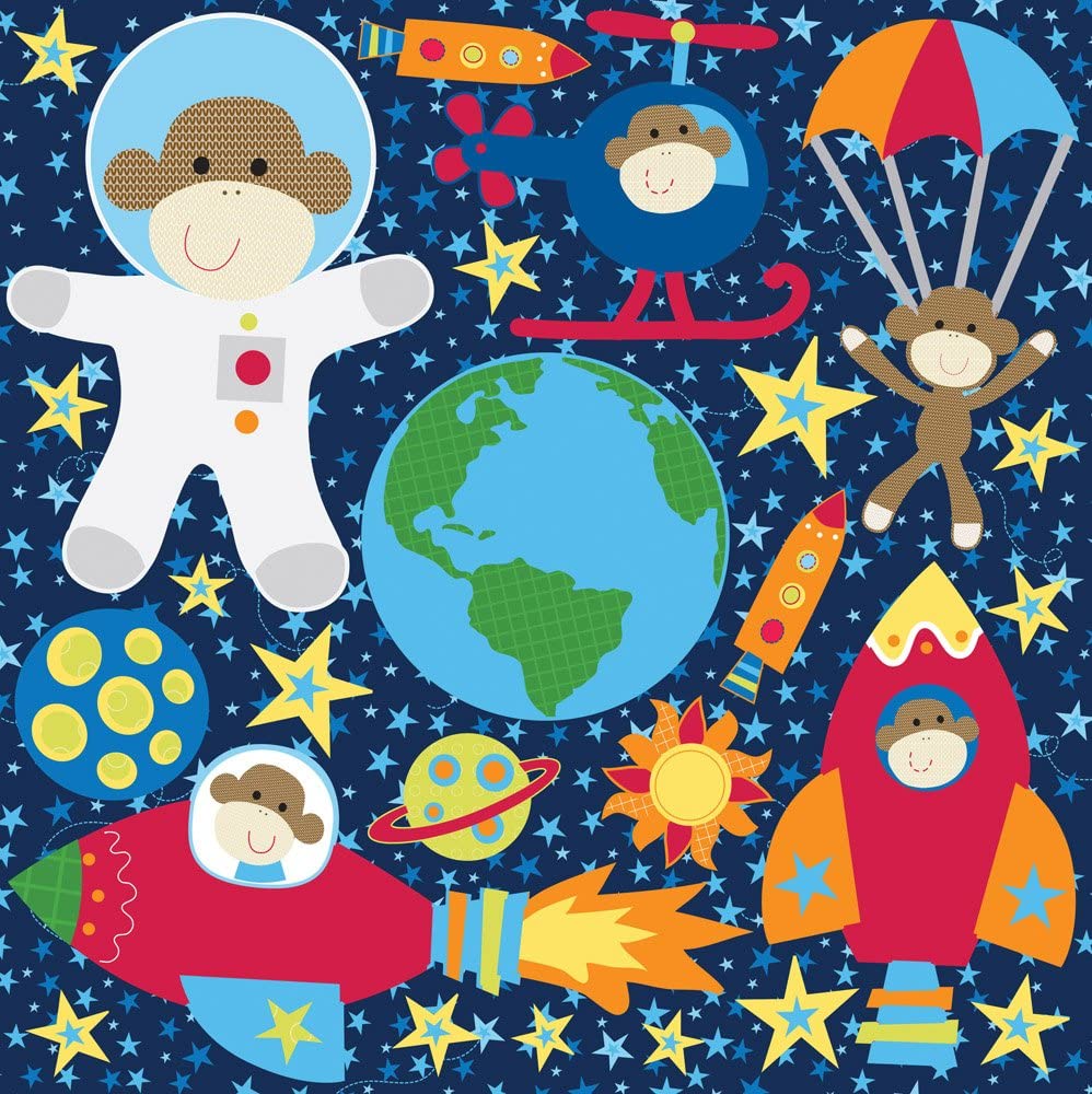 Space Monkey Adventures Stickers by Reminisce