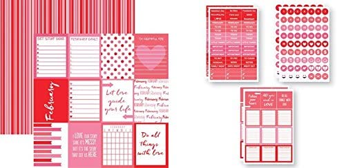 Reminisce Plan-It February Paper and Stickers