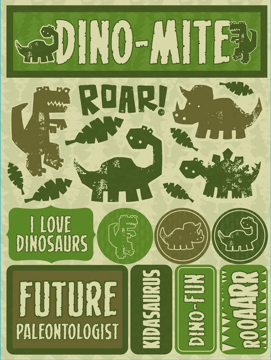 reminisce signature 3d dinosaur stickers