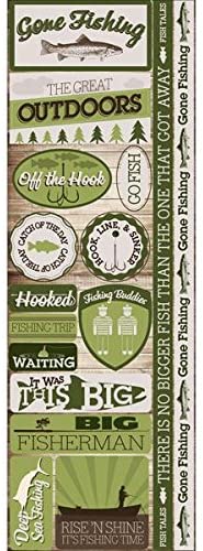 Fishing Signature Series Cardstock Stickers by Reminisce
