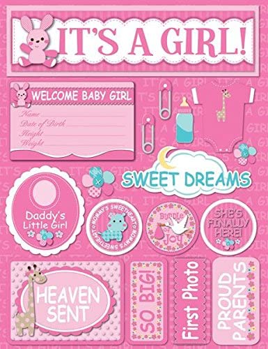 Its a Girl Stickers by Reminisce