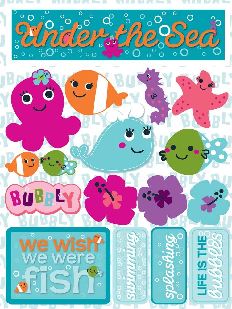 Under the Sea Animal Water Stickers