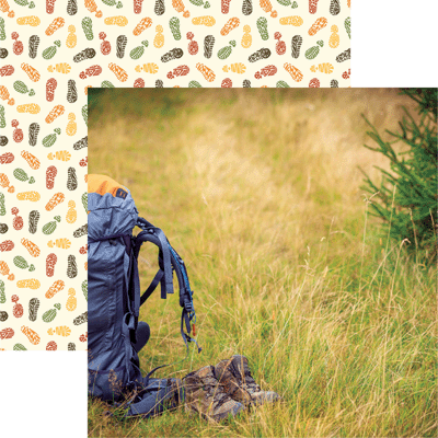 Backpacking - Take a Hike - Scrapbook Paper by Reminisce