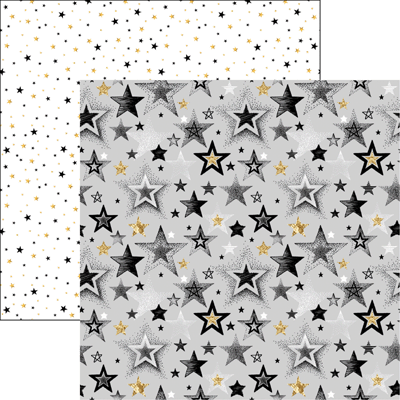 The Graduate Reach for the Stars Scrapbook paper