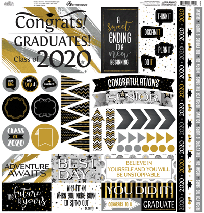 The Graduate 2020 Graduation Stickers by Reminisce