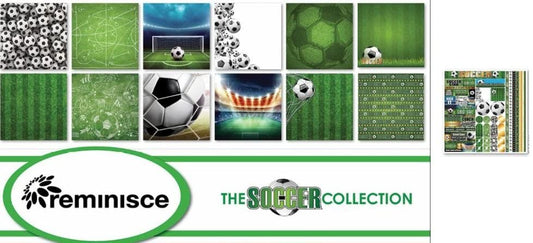 Reminisce The Soccer Collection Papers and Stickers