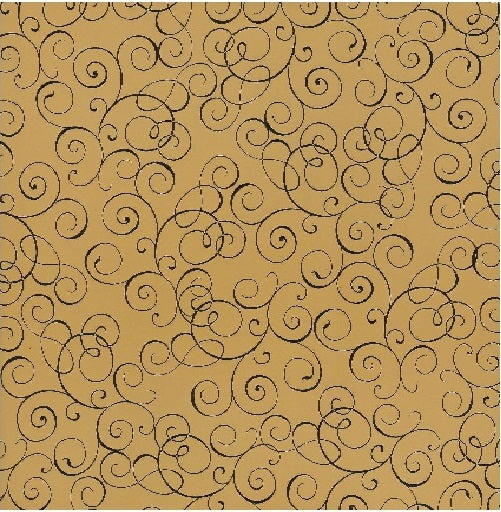 Gold Swirl Cardstock Valentines Night