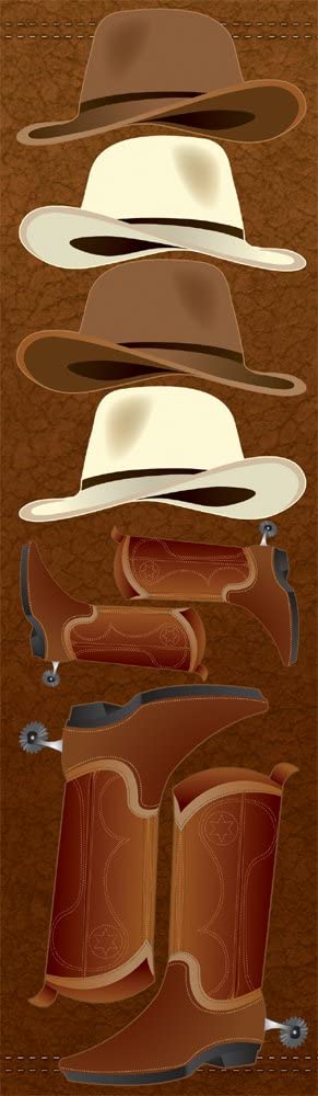 Cowboy Icon Chipboard Stickers by Reminisce