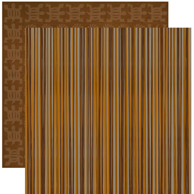 Reminisce Wild Things Stripe Scrapbook Paper