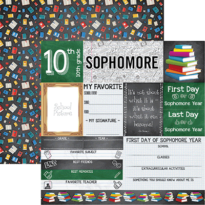 High School 9th-12th Grade - You've Been Schooled Papers & Stickers Set