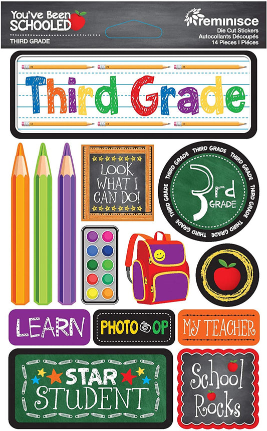 You've Been Schooled 3rd Grade Stickers