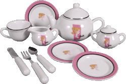 Retro Barbie Porcelain Tea Set