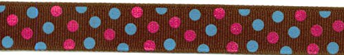 Brown polka dot ribbon