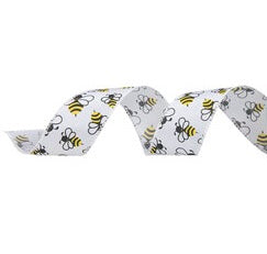 Wired Satin Bee Ribbon