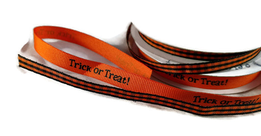 Trick or Treat Halloween Ribbon Assortment Set