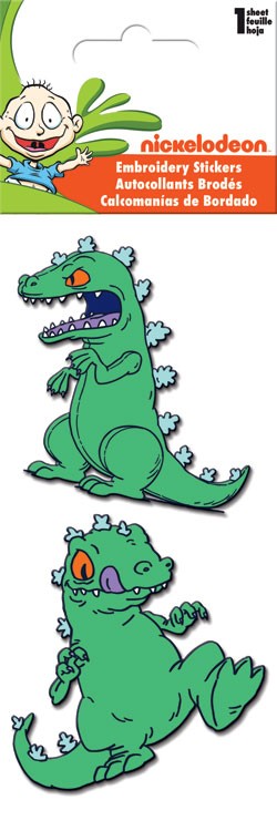 Rugrats Reptar Embroidered Stickers