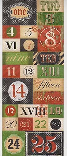 Rustic Christmas Cardstock Stickers