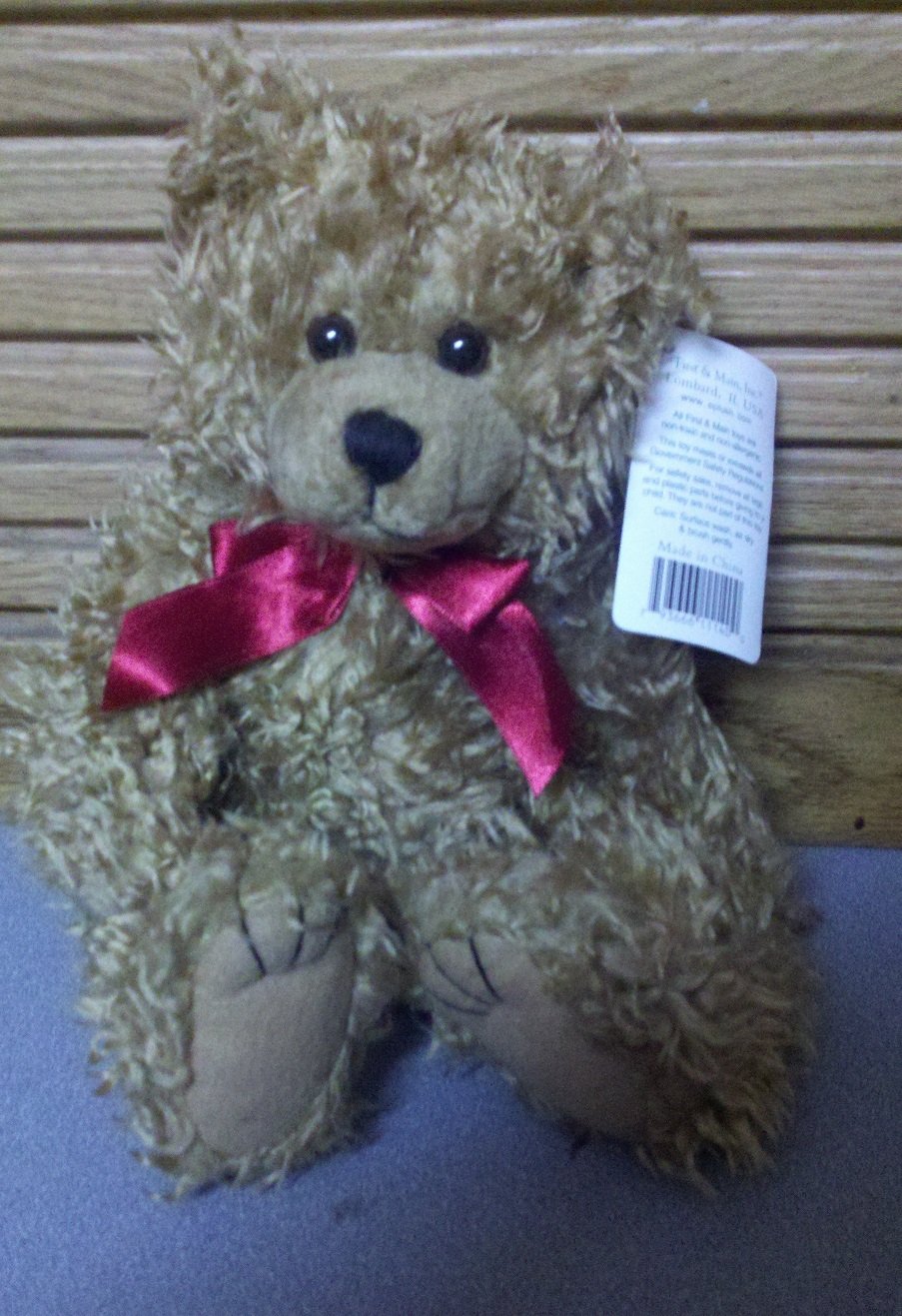 First and Main Scraggles Bear Brown