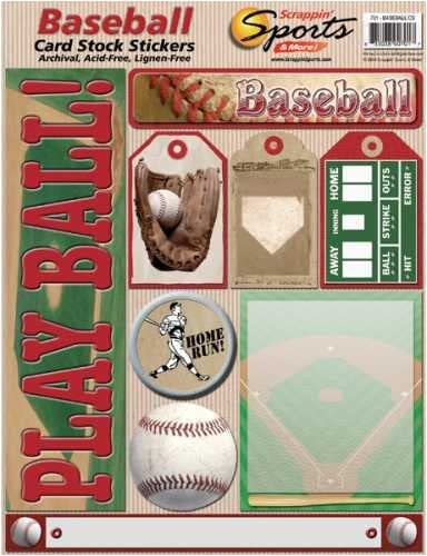 Scrappin Sports Baseball Stickers