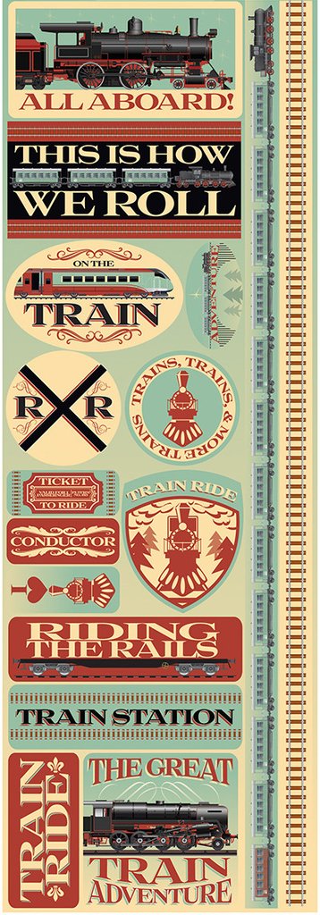 Train Signature Stickers by Reminisce