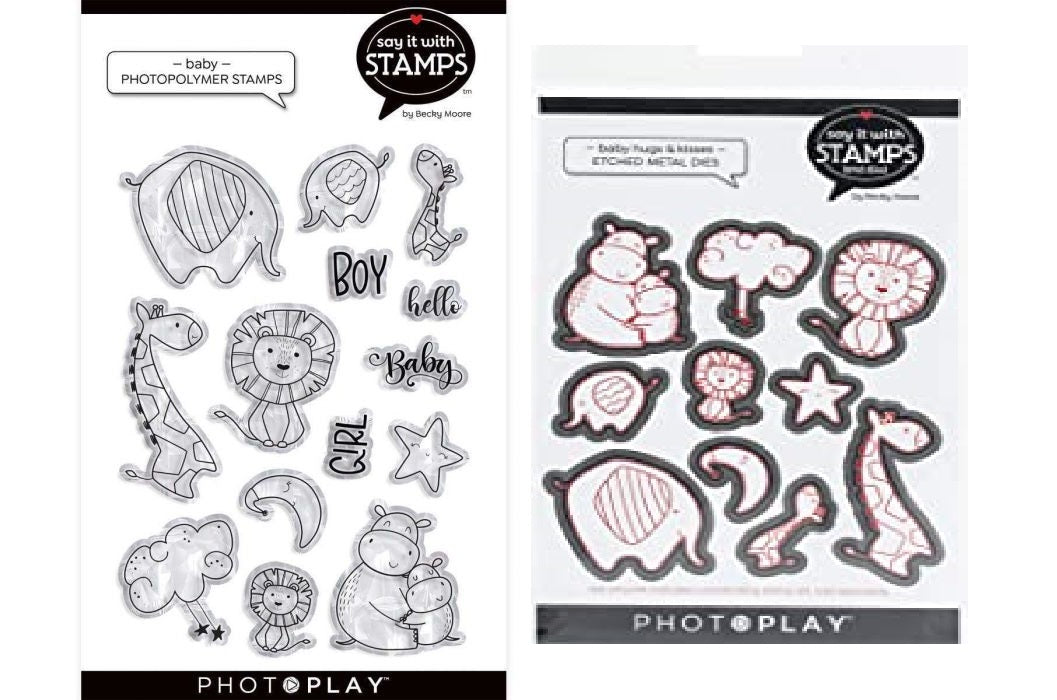 Baby Hugs Stamps and Dies