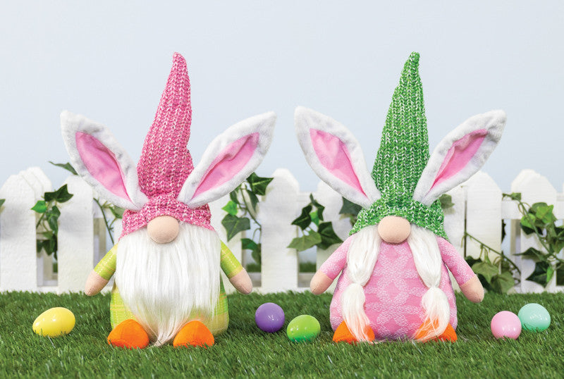 Spring Bunny Whimsy Gnome - Pink Hat