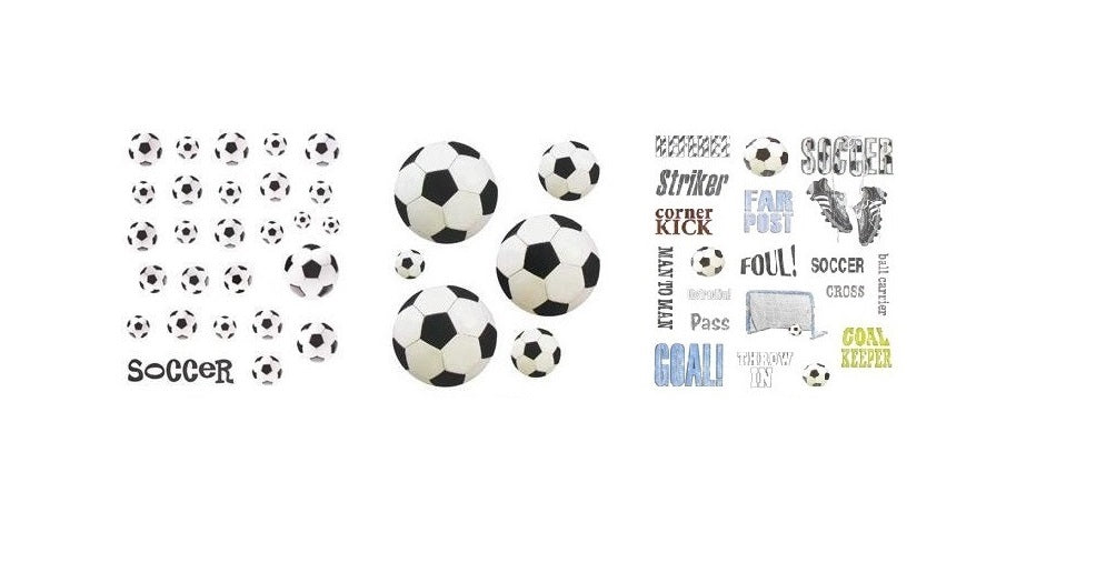 Soccer Scrapbook Stickers Assortment