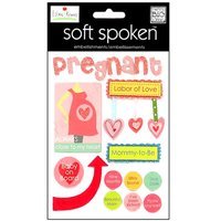 Soft Spoken Pregnancy Stickers by MAMBI
