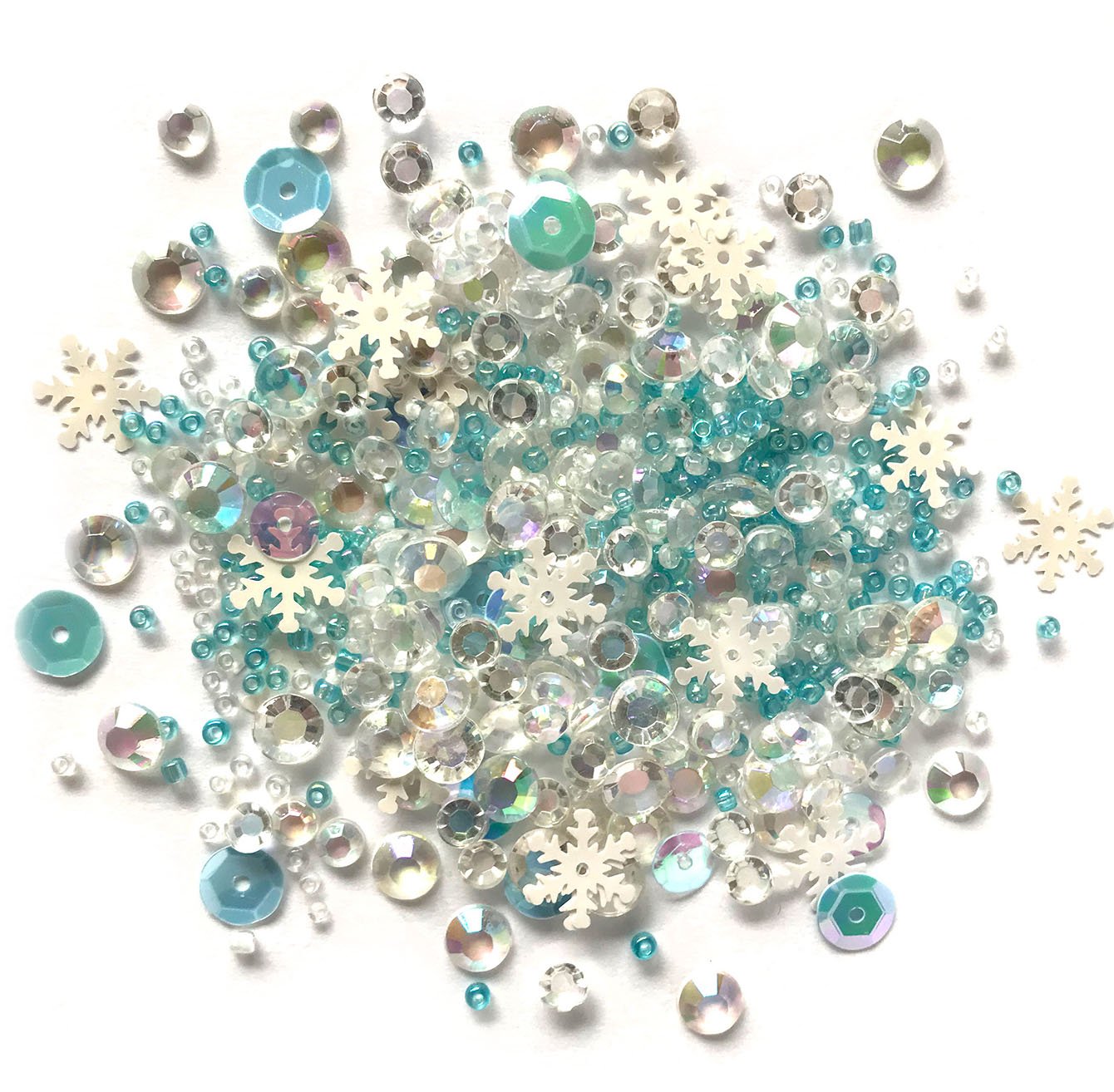 Snow Crystals Sparkletz Sequin Gemstones